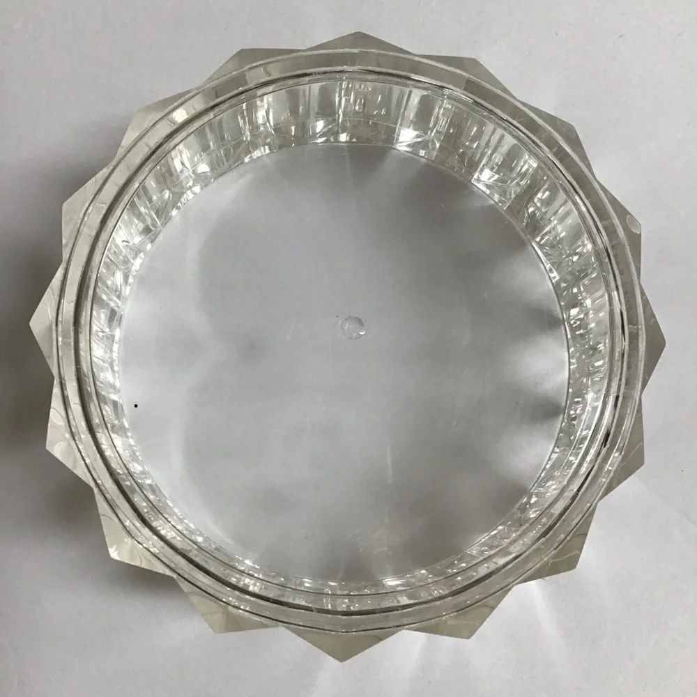 Lucite Acrylic Jewelry Box w/Lid Etched Butterfly Floral 70’s Boho Diamond Edge